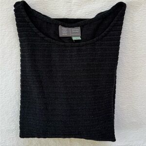 EUC Anthropologie Women's Black Long Sweater Tee M